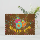 ゴッドジュル&ゴットニュートオールオーナメントホリデーズカード シーズンカード (スタンド正面)