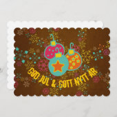 ゴッドジュル&ゴットニュートオールオーナメントホリデーズカード シーズンカード (正面/裏面)