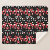 ゴッドジュームスウェーデンフォークアートシェルパブランケット シェルパブランケット (正面(横))