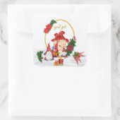 ゴッドジュームスウェーデン格言レッドファミリー スクエアシール (バッグ)