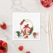 ゴッドジュームスウェーデン格言レッドファミリー スタンダードカクテルナプキン (インサイチュ)