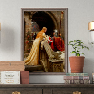 ゴッドスピードエドムンドレイトンファインアート中世 ポスター