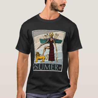 ゴッドセス古代アッシリアのシュメールのフラッグスサイエンティスト Tシャツ
