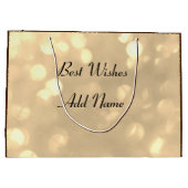 ゴッドソパーソナライズされたン誕生日 ラージペーパーバッグ (裏面)