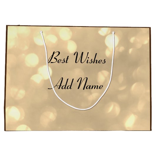 ゴッドソパーソナライズされたン誕生日 ラージペーパーバッグ (裏面)