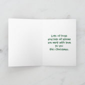 ゴッドソンキュートトナカイ&雪だるま シーズンカード (内部)