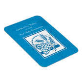 ゴッドソンファースト・コミューン、小麦、ぶどうブルー マグネット (右側)