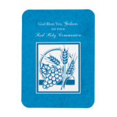 ゴッドソンファースト・コミューン、小麦、ぶどうブルー マグネット (縦)