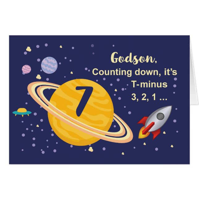 ゴッドソン7誕生日宇宙惑星 (正面横)