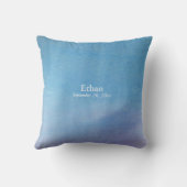 ゴッドソン、最初の聖餐式、青 クッション (裏面)