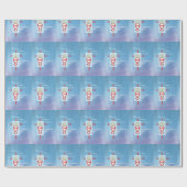 ゴッドソン、最初の聖餐式、青 ラッピングペーパー (フラット)