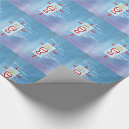 ゴッドソン、最初の聖餐式、青 ラッピングペーパー