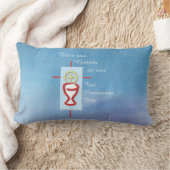 ゴッドソン、最初の聖餐式、青 ランバークッション (ブランケット)