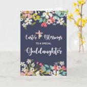 ゴッドドーターイースター恵み復活キリストの花 カード (黄色い花)