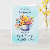 ゴッドドーターカップ恵み花母の日 カード (黄色い花)