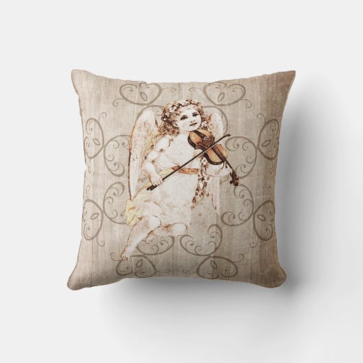 ゴッドドーターギフインスパイアトの天使の言葉の名前の追加 クッション (裏面)