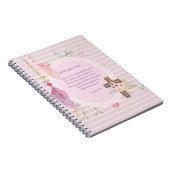 ゴッドドーターギフトやる気を起こさせるの言葉パーソナライズされた ノートブック (右側)