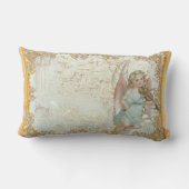 ゴッドドーターギフトコミュニオンバプティスエンジェルヴィンテージ ランバークッション (裏面)