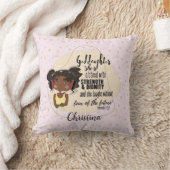 ゴッドドーターギフト引用文諺ピンクゲーマーガール クッション (ブランケット)