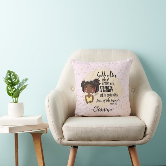 ゴッドドーターギフト引用文諺ピンクゲーマーガール クッション (椅子)