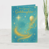 ゴッドドータースターズスターダスト&バルーン誕生日カード 案内状 (正面)