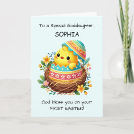 ゴッドドーターパーソナライズファースト・イースター恵み カード