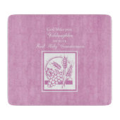 ゴッドドーターファースト聖餐式 カッティングボード (正面)