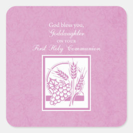 ゴッドドーターファースト聖餐式 スクエアシール