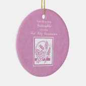 ゴッドドーターファースト聖餐式 セラミックオーナメント (右)