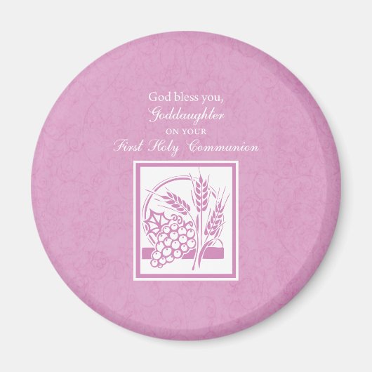 ゴッドドーターファースト聖餐式 マグネット (正面)