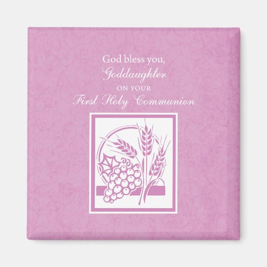 ゴッドドーターファースト聖餐式 マグネット (正面)