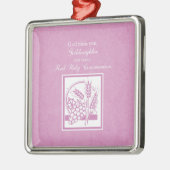 ゴッドドーターファースト聖餐式 メタルオーナメント (左)