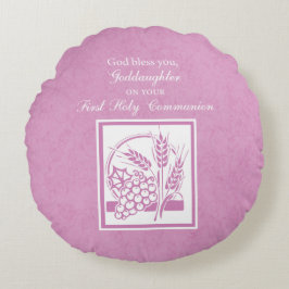 ゴッドドーターファースト聖餐式 ラウンドクッション