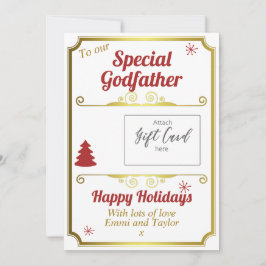 ゴッドファーザークリスマスギフトカード保持者 シーズンカード