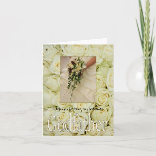 ゴッドファーザーブリデッ感謝していサーマン サンキューカード (正面)