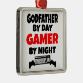 ゴッドファーザー遊ズのビデオゲームが大好き メタルオーナメント (右)