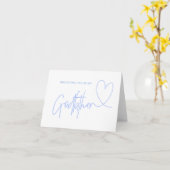 『ゴッドファーザー・プロポーズ・ブルー』 カード (黄色い花)