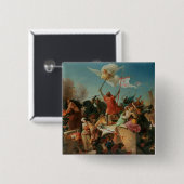 ゴッドフリーde Bouillon、フランスのなクルセーダー 缶バッジ (正面&裏面)