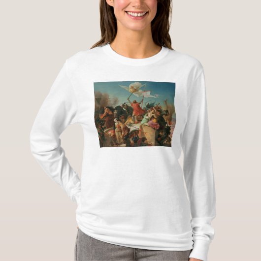 ゴッドフリーde Bouillon、フランスのなクルセーダー Tシャツ (正面)
