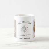 ゴッドフ最高のァーが銀の雪片を撮った写真を今まで2枚残す コーヒーマグカップ (中央)