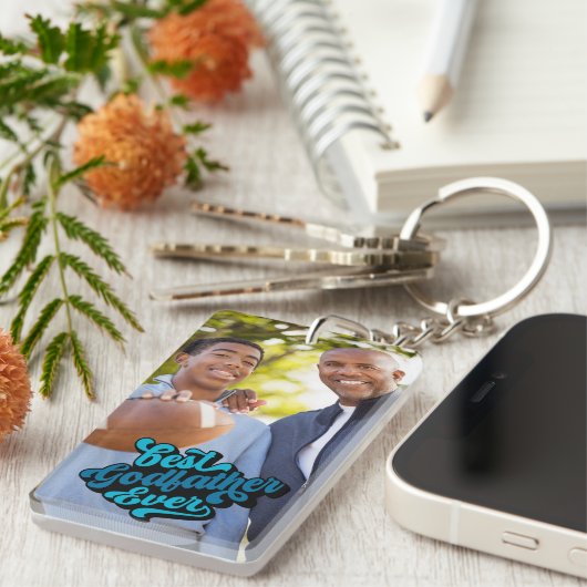 ゴッドフ最高のァートの写真 キーホルダー (正面右)