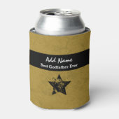 ゴッドフ最高のァート金ゴールドとブラックリボンA04 缶クーラー (缶正面)