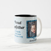 ゴッドフ誇りを持ったァー新生児ブルーキリン写真 ツートーンマグカップ (正面右)