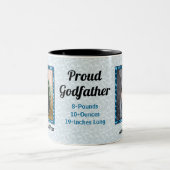 ゴッドフ誇りを持ったァー新生児ブルーキリン写真 ツートーンマグカップ (中央)