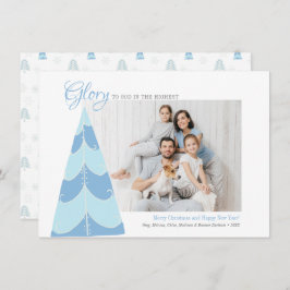 ゴッドブルーツリーに栄光を届けるフォトカード シーズンカード