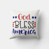 ゴッドブレスアメリカアンドリバーシブルスターズデザイン クッション (裏面)