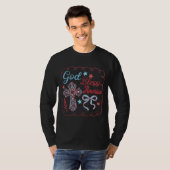 ゴッドブレスアメリカクロスデザイン Tシャツ (正面フル)