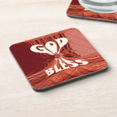 ゴッドブレスアートプリント コースター (左側)