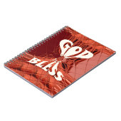 ゴッドブレスアートプリント ノートブック (左側)