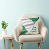 ゴッドブレスナイジェリアカスタム聖なる書物、 経典 クッション (椅子)